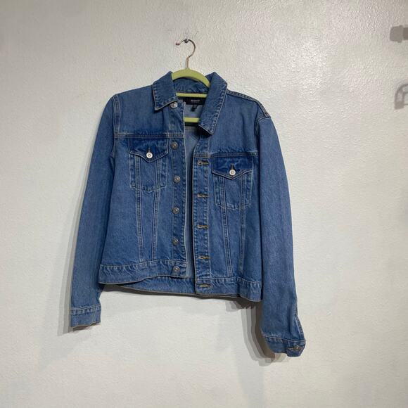 Hudson Blue Denim Jean Jacket Sz S - Picture 2 of 12